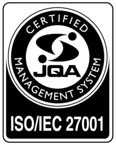JQA ISO/IEC 27001 認証マーク